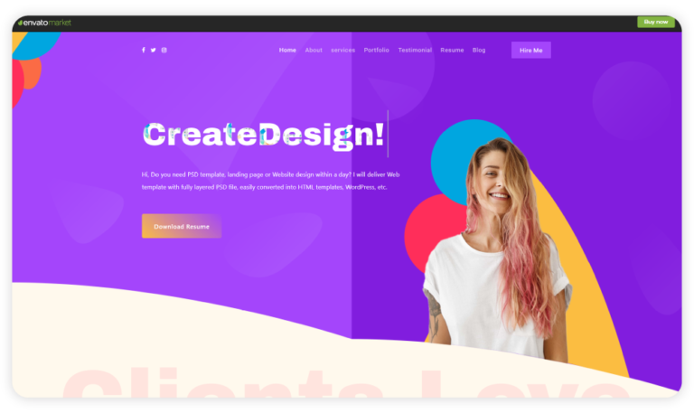 Dolio - React Js Personal Portfolio Template